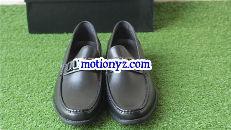 Men Brand Leather Shoes Black